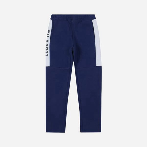 Pantalón Jogger Fila Niños Azul Marino - Aurora Track Warm Up Fleece - España 817432ZLM